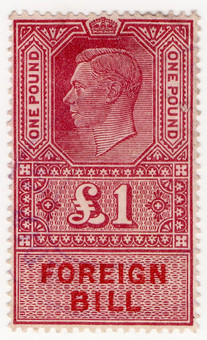 (212) £1 Claret (1948)