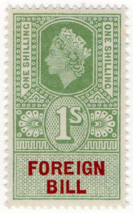 (222) 1/- Green & Red (1959)