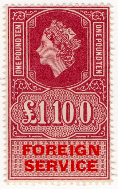 (30) £1 10/- Claret & Vermillion (1959)
