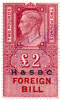 (214) £2 Claret & Brown (1948)