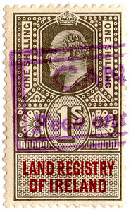(04a) 1/- Olive & Red (un)