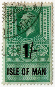 (47) 1/- Green & Black (1921)