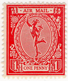 1d Red (1923)