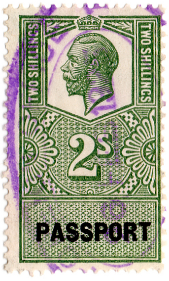 (09) 2/- Green & Black (1921)
