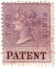 (19) 2d Lilac & Brown (1872)