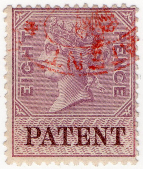 (21) 8d Lilac & Brown (1872)