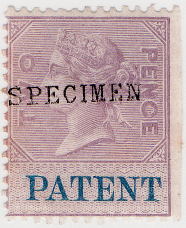 (25) 2d Lilac & Blue (1879)