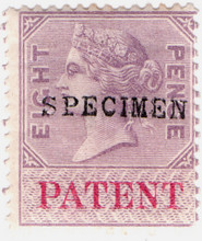 (27) 8d Lilac & Carmine (1879)
