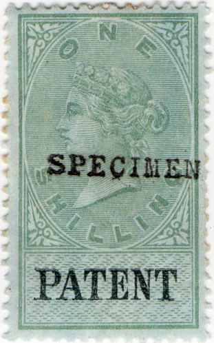 (35) 1/- Green & Black (1884)