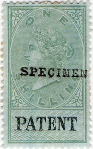 (35) 1/- Green & Black (1884)