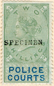 (04) 2/- Green & Blue (1876)