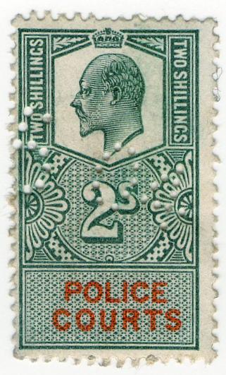 (20) 2/- Green & Scarlet (1902)