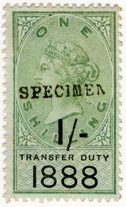 (03) 1/- Green & Black