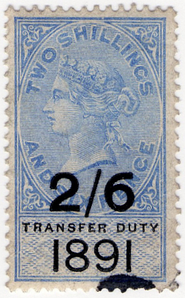 (32) 2/6d Ultramarine & Black
