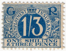 (79) 1/3d Blue (1922)