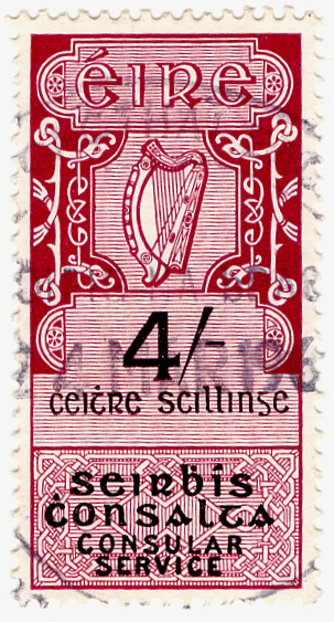 (15) 4/- Purple & Black (1943)