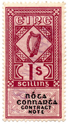 (49) 1/- Purple & Black (1943)