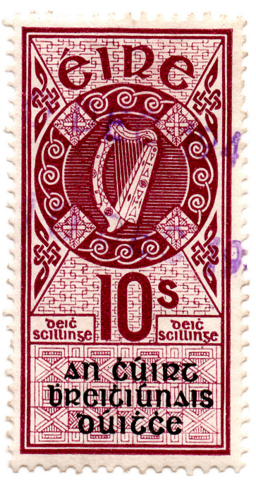 (14) 10/- Purple & Black (1945)