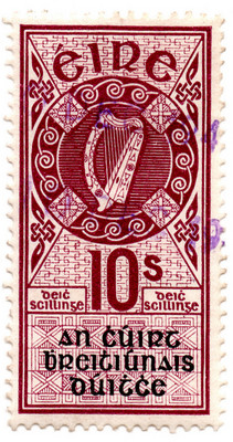 (14) 10/- Purple & Black (1945)
