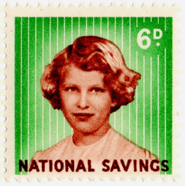 (26) 6d Green & Brown [Princess Anne] (1960)