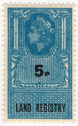 (134) 5p Blue & Black (1975)