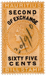 (52) 65c Buff & Black (1890)
