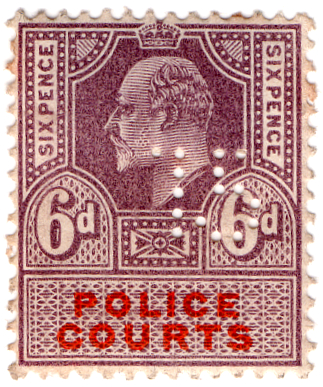 (18) 6d Lilac & Scarlet ( 1902)