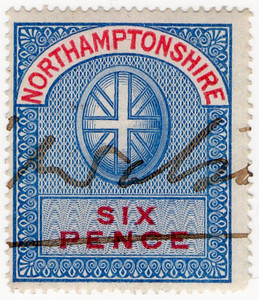 (09) 6d Blue & Carmine (1870)