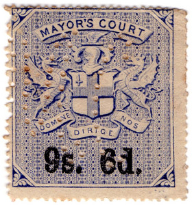 (34) 9/6d Blue & Black (1902)