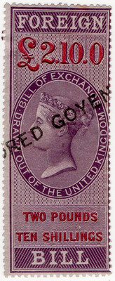 (68) £2 10/- Lilac (1857)