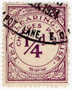 (01) ¼d Purple (1923)