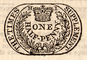 The Times - ½d Duty