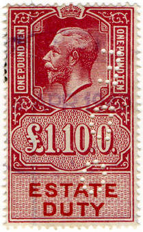 (22) £1 10/- Claret & Maroon (1921)