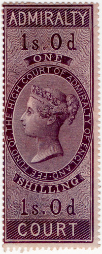 (07) 1/- Lilac (1858)