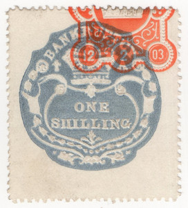 (101) 1/- Grey-Blue (1894)