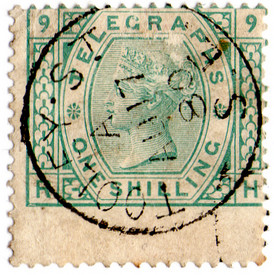 (L223) 1/- Green (plate 9)