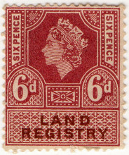 (119) 6d Claret & Brown (1959)