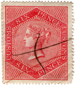 (13) 6d Rose (1860)