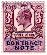 (18) 3d Lilac & Blue (1910)