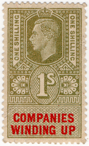 (59a) 1/- Olive & Red (1950)
