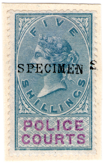 (06) 5/- Green & Violet (1876)
