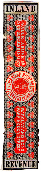 (92) 3d Black & Red (1885)