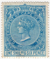 (88) 1/6d Blue (1876)