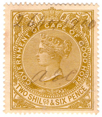 (90) 2/6d Brown (1876)