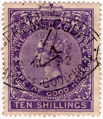 (99) 10/- Violet (1876)
