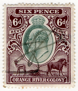 (99) 6d Purple & Green (1903)