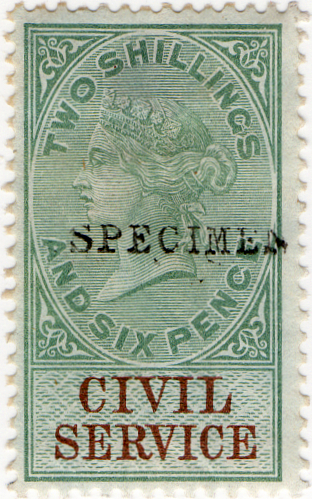 (26) 2/6d Green & Brown (1881)