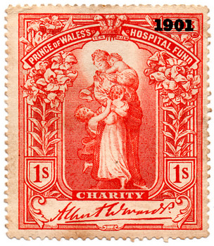 1/- Red