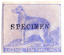 (02) 10/- Blue (1865)