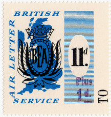 11d + 1d Blue & Black
